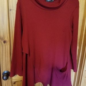 Sympli Red Tunic Size 14